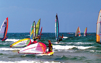 Surfer auf Fehmarn